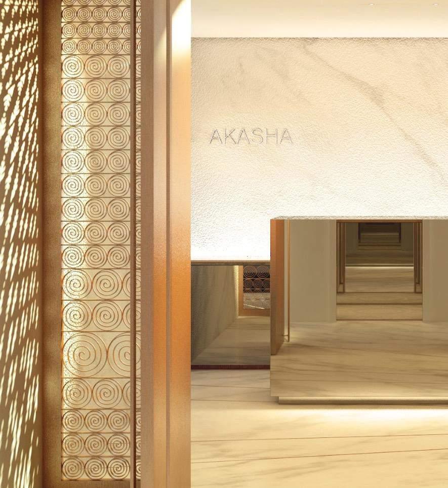 Akasha HOLISTIC WELLBEING CENTRE Lutetia will include the Akasha Holistic Wellbeing Centre, a 700 sqm/7,500 sq ft spa, the wellness brand already present within Hotel Café Royal in London and