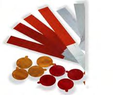 Conspicuity Tape All the red and white conspicuity tape is DOT-C2 certified and