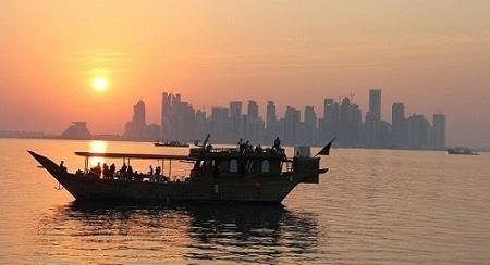 a Dhow Cruise, an unmissable chance to see Doha from the water.