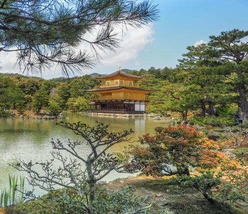 Kinkakuji Temple (Golden Pavilion) Arashiyama Tea Room, Nijo Castle FULL-DAY KYOTO CITY TOUR WITH LUNCH (With Two- and Three-Night Packages) After breakfast you will meet in the lobby to board your