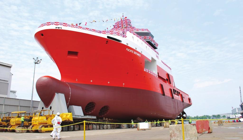 02 Headline News Swire Pacific Offshore has a total of 8 new D-class vessels AHTS Newbuilds in 2014 T he North Sea spot market is currently tight and difficult weather at the start of the year has