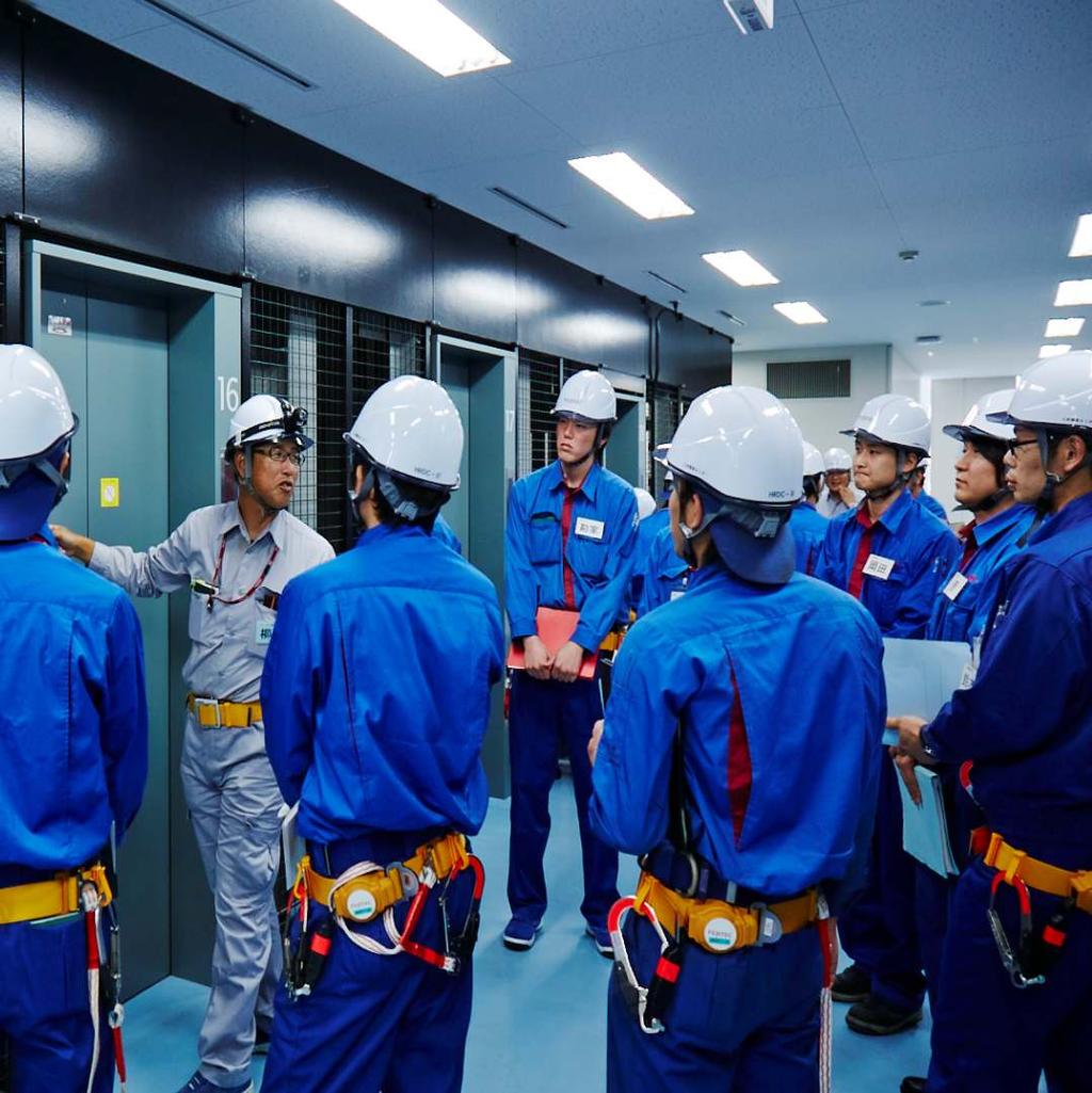Field Engineering Training FTC ( Fujitec training centre) within the Fujitec Factory has the unique distinction of having multiple test towers to have structured training of the