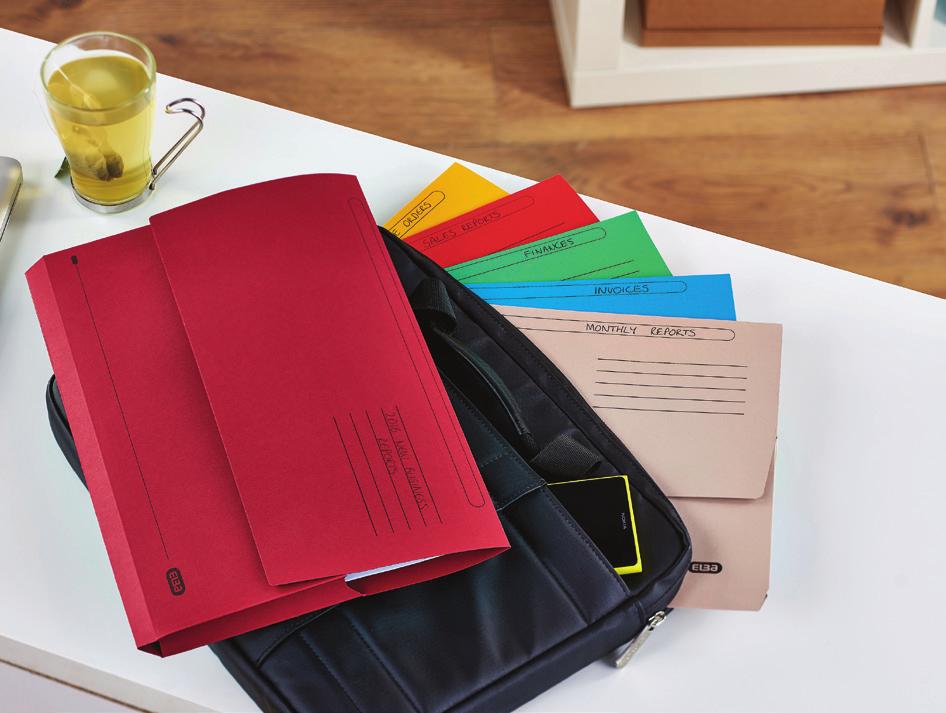 Elba Strongline Document Wallets Document Wallets Premium quality Foolscap Document Wallets made from bright 320gsm Strongline material.