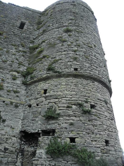 Middleham. The round corner tower (the Prince s Tower), c.