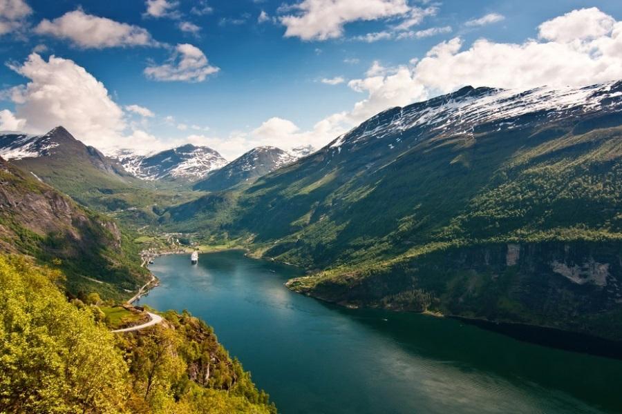 Enjoy a moderate walk to Briksdalbreen glacier or take a trolley ride for a shorter walk to the glacier lake.