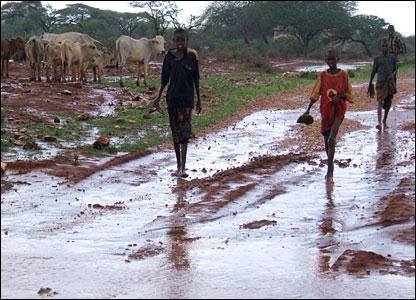 Rain throughout Kenya is very unreliable.
