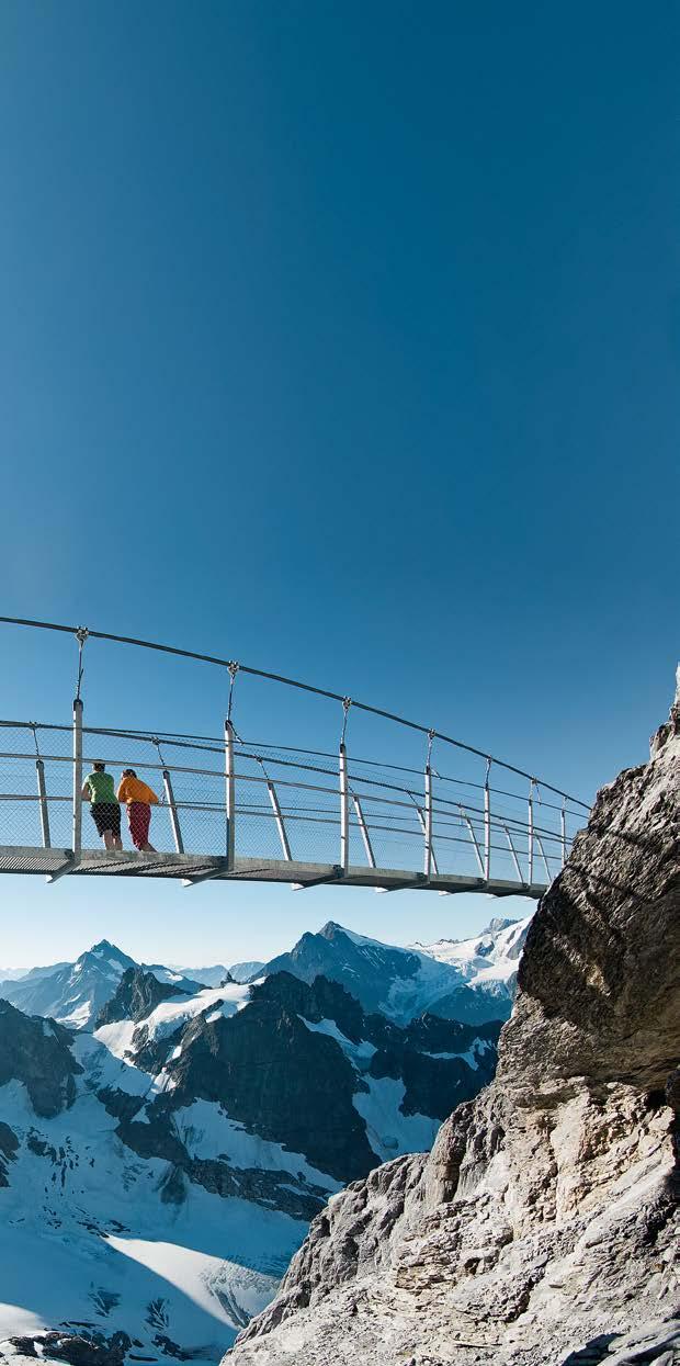 O THE IMPRESSIVE ITLIS wonderland. TITLIS is the jewel in nly publicly accessible glacier in the ing mountains and valleys, and TITLIS CLIFF WALK This experience will take your breath away.