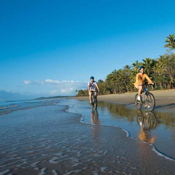 Quick facts Cairns is the only place where two World Heritage listed areas are side by side.