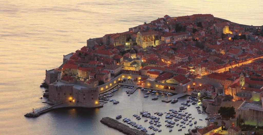 DUBROVNIK Towards the southern tip of Croatia lies the Old Town of Dubrovnik, priceless jewel of the Dalmatian Coast and a world famous UNESCO World Heritage Site.