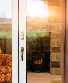 Patented Frame The upvc bifold door frame matches perfectly to our sculptured upvc windows.