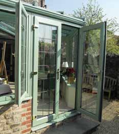4 Hinges On each door Patented Gasket & Frame The French door is a