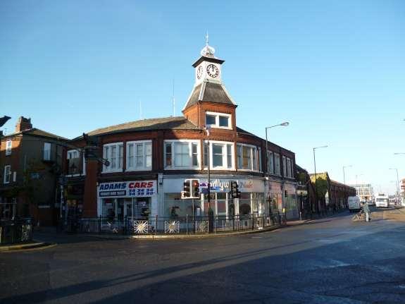 1-5 Market Road/7-9 Sunny Bar Although the scale of this building is mainly low key it is enlivened with the addition of a clock tower within which is the original mechanism from the clock that once