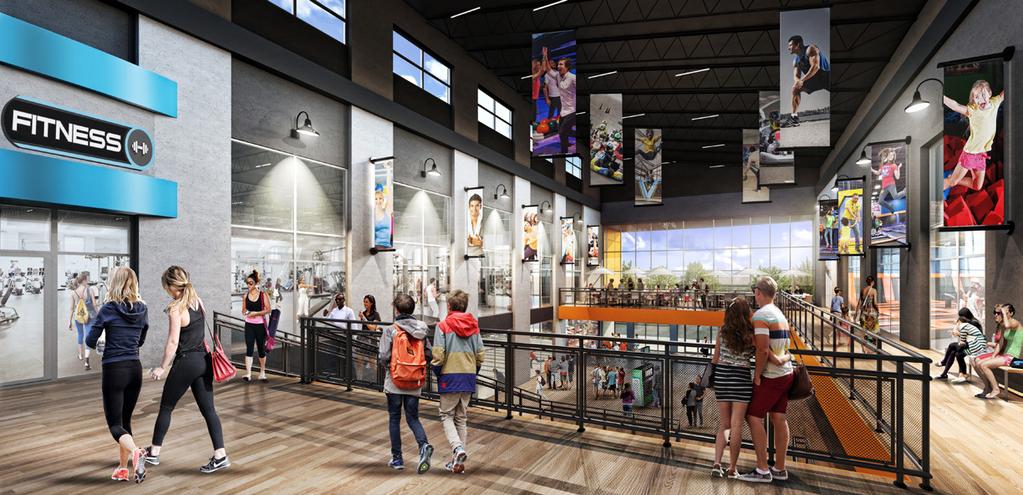 Meeting the demand for an exciting entertainment and activity center, venues may include: Indoor Cart Racing, Bowling & Arcade, Trampoline Park, Swim Center, Fitness,