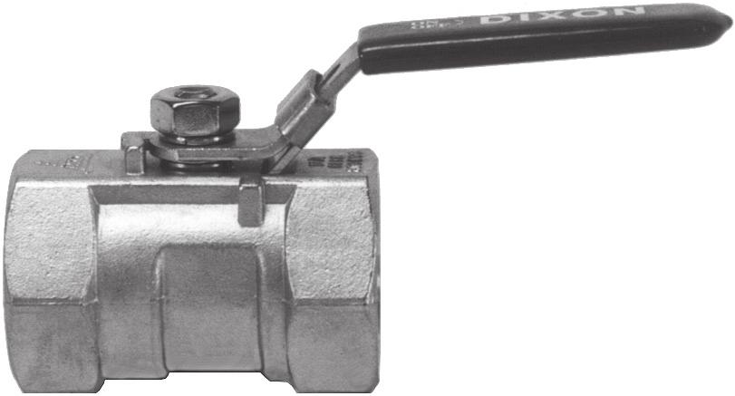 VALVES Locking Handle Stainless Steel Ball Valves sliding lock mechanism full port with locking handle female NPT x female NPT for use in water, oil and gas rated to 1000 PSI WOG; 100 PSI saturated