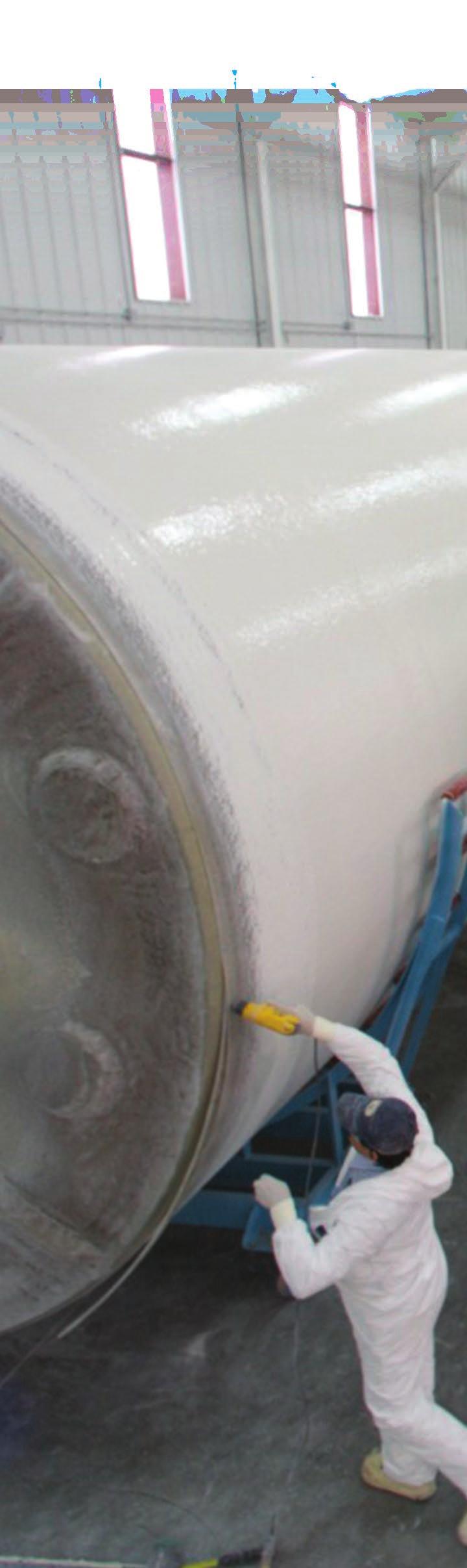 OUR MANUFACTURING PROCESS Worthington Industries makes fiberglass tanks utilizing a modern, automated filament winding technique.