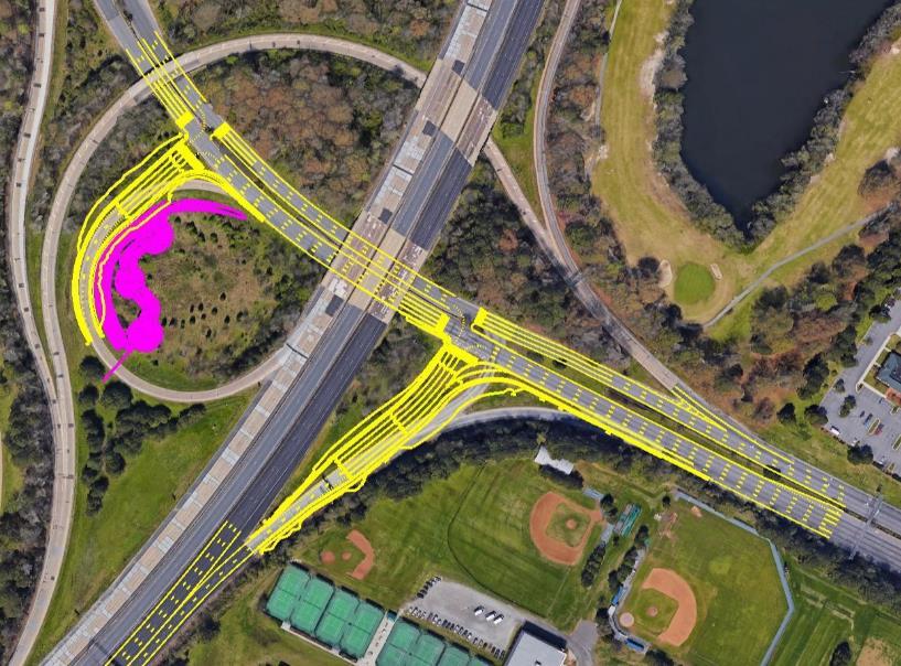 I-64/NORTHAMPTON BOULEVARD INTERCHANGE CITY OF NORFOLK Will increase the off-ramp capacity and eliminate difficult arterial weaving movements on