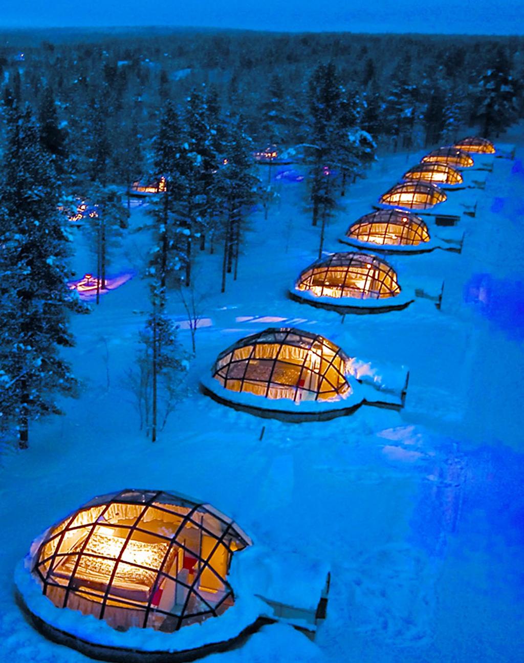 It was the glass igloos and log cabins that put us on the world map.