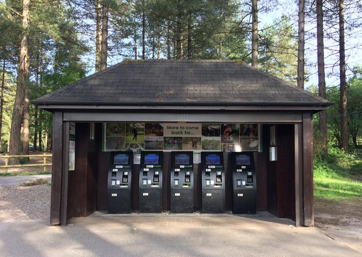 You pay for your parking at the paystations near the Visitor Centre.