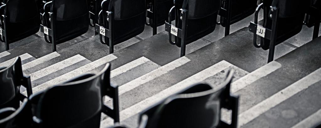 VIEWING AREA Pitch-Side Wheelchair Spaces (Subject to Availability) Pitch-side wheelchair spaces are available in all four stands and these spaces are accessed via one of our accessible entrances.