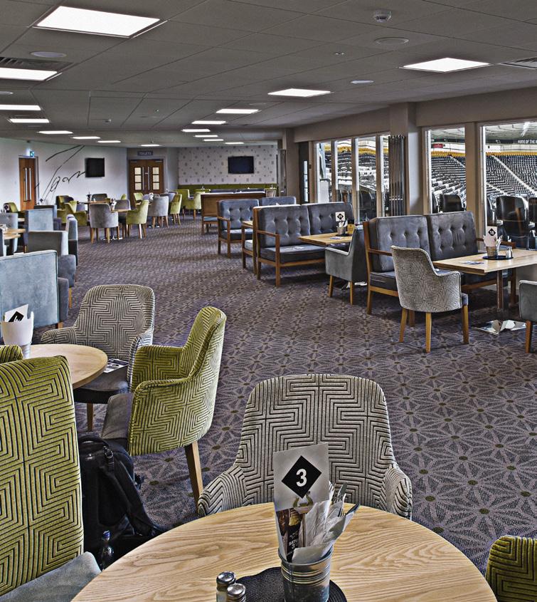 HOSPITALITY Main Reception (West Stand) There are two sets of double doors to gain entry to our Main Reception area and these are the same; assistance on match-days is available in entering this