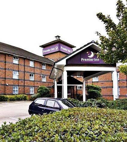 HOTEL: DIRECTIONS AND LOCATION Premier Inn The Wyvern, Stanier Way, Derby, DE21 6BF Directions: From East Exit M1 J25 follow A52 towards Derby. Take Wyvern & Pride Park exit.