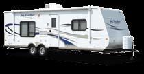Not only is the Jay Feather light and compact, it s also very affordable, making it perfect for families who want the ease of a smaller trailer but need the amenities and interior