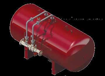Horizontal Bladder Tanks Model No. 6500 Capacity 1000 to 10000 Liters The Bladder-Tank System works without any external energy supply.