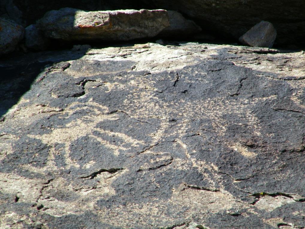 More petroglyphs I made one last sightseeing stop, this for sunnier pictures of the Logan City ghost town in Basin and