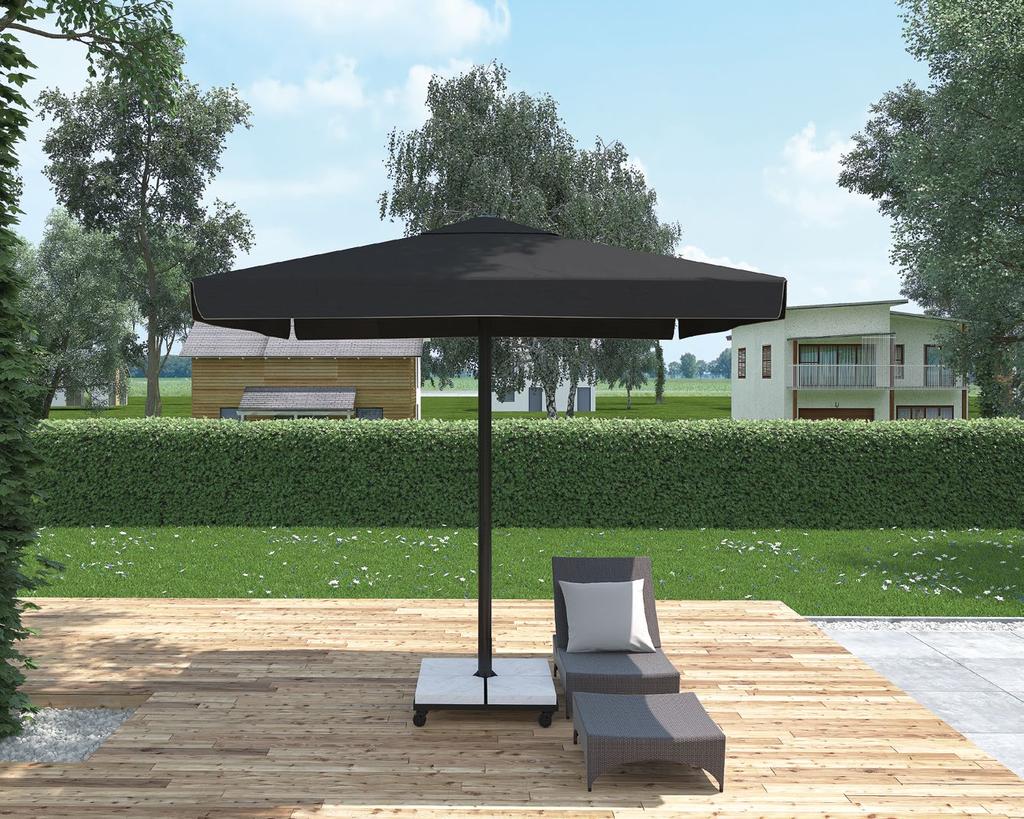 Rising Shading Systems Parasols are adaptable to every scenario and they are suited to infinite uses and combinations.