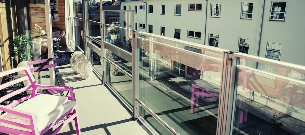 Combined to fulfill your needs Fixed railing, height adjustable wind screen, with fixed overhead glass or SPLITT all variants can be combined to fulfill your needs.