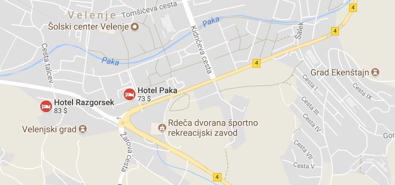 Accommodation and restaurants There are two hotels in Velenje, named Paka (52 rooms) &