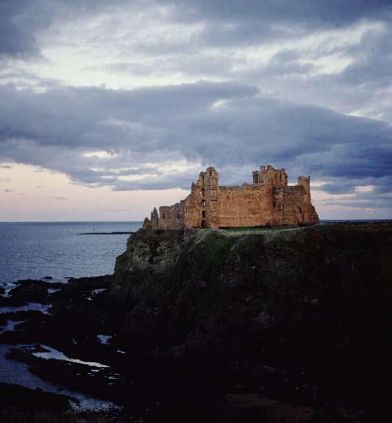 Tantallon Castle is one of the most impressive