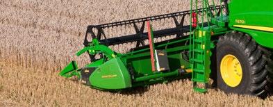 performance of the machine. With the PremiumFlow header the combine can run close to its maximum capacity.