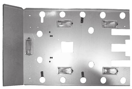 Contents of Diamond Burner Kit Package Secondary floor panels Tray for glass media