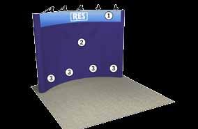 Exhibit Rental Skyline Packages RES Skyline Booth Packages Include - Per 10' Display Note: Electricity is not included in any package - see electrical form