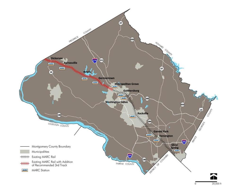 Figure 5 Countywide Transit Corridors Plan - Proposed MARC Brunswick Line Expansion 1.