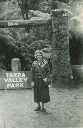 Kara as Caretaker of Tarra Valley Park.