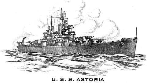 MIGHTY NINETY The Quarter ly Newsletter of USS AST ORIA CL-90 This newsletter is distributed four times a year, containing announcements and content surrounding the light cruiser USS ASTORIA CL-90