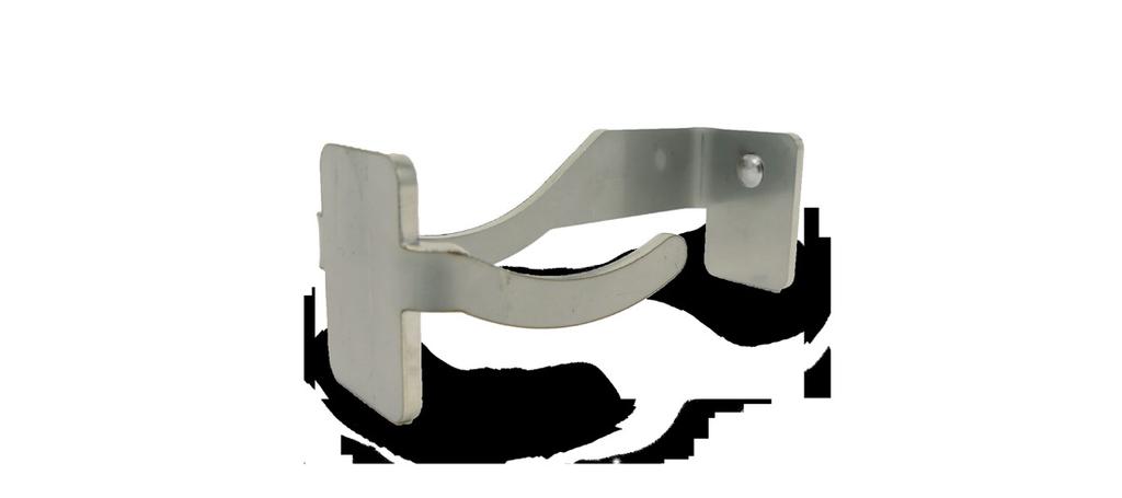 Safety design direct mount stainless steel hooks As with the standard style, these hooks can be mounted anywhere on the