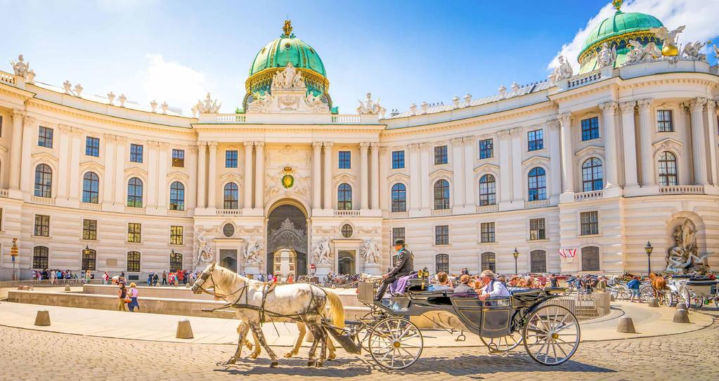 In between, taste a traditional Viennese coffee and indulge in some of the most famous and delicious cakes and pastries in the world.
