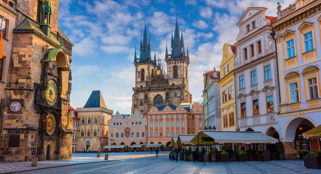 Explore medieval lanes of the Old Town, visit the majestic Prague Castle and shop for bohemian crystals in the colourful stalls along the Charles Bridge.