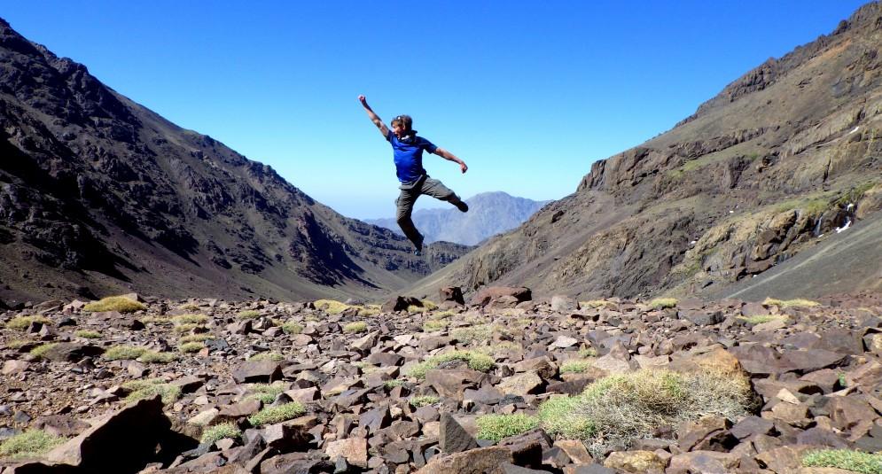 Conquer the summits of both Toubkal (4167m) and Mgoun (4068m) Unique cultural experience and off the beaten track in the Bougmez Valley Explore Marrakech and