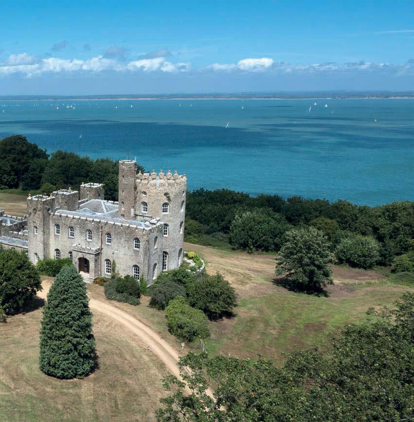 The Isle of Wight On arriving at Norris Castle it is easy to understand why the location was chosen for such a fine building.