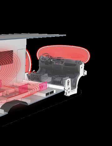 Heating concept Winterproof tested Targeted heating of the driver s cabin Additional targeted heating of the dashboard front