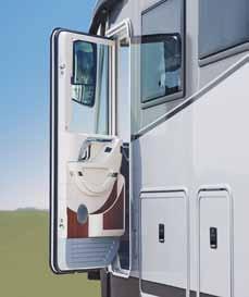 Driver s cabin door at a glance Easy access to driver s cabin Driver s cabin door with security double locking