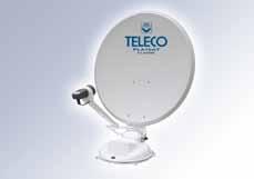 system Teleco Flatsat Classik 85, height when fitted only approx.