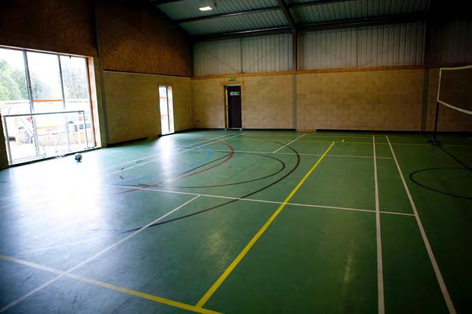 Sports Hall Room Capacity & configurations Dimensions (m) Name: Standing: Seating: Boardroom: L W Sports Hall n/a n/a n/a 30 15 Business facilities: Wi-fi Small stage Sports