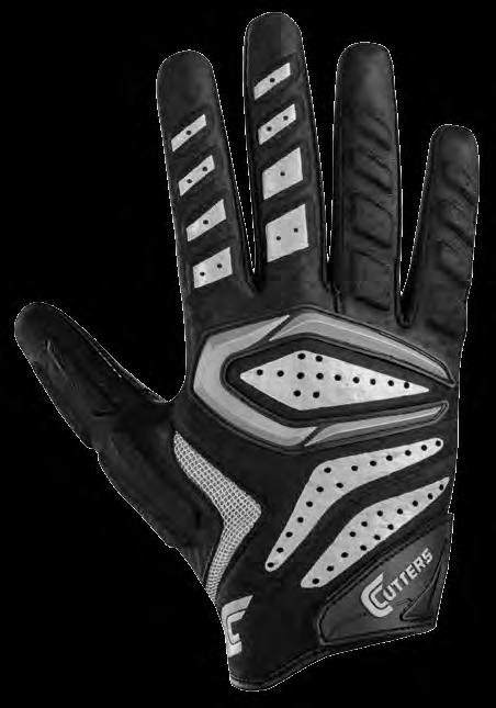 protection and dexterity of a high performance receiver glove.
