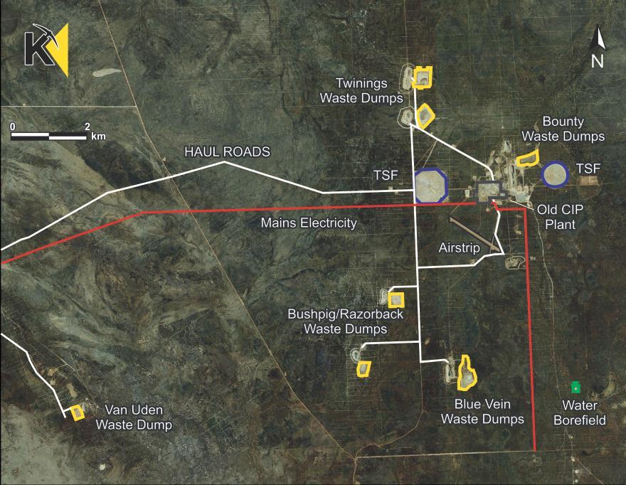 Purchase Heads of Agreement Image: Existing Infrastructure of the Mt Holland Goldfield The Non-Binding Heads of Agreement provides that Kidman shall have the exclusive right to deal with the vendor