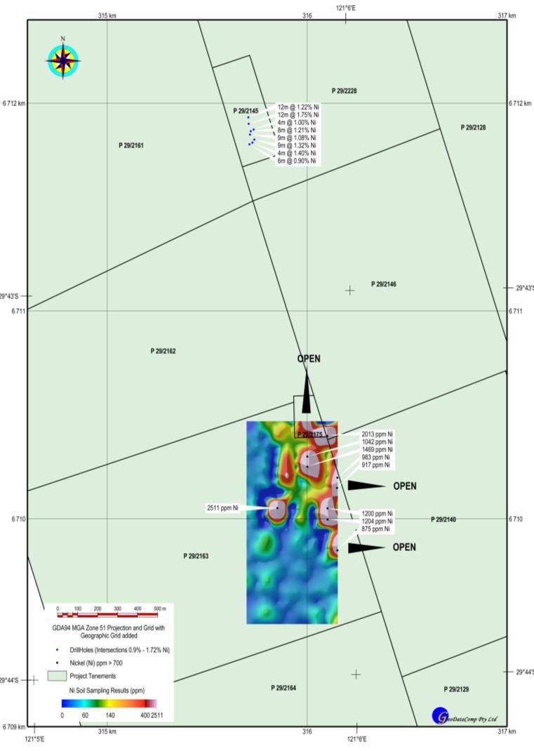EAST MENZIES EMU TARGET 3 Drill-ready nickel sulphide target Identified through cross referencing electromagnetic survey with historic data and recent fieldwork results Consistent with previous CRA